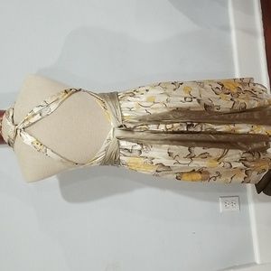 Arden B Women's Floral Silk Dress Size S